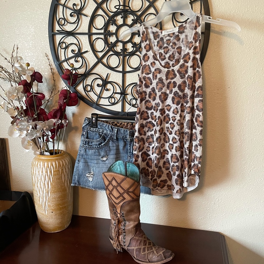 Animal Print Mini Skirt!!
